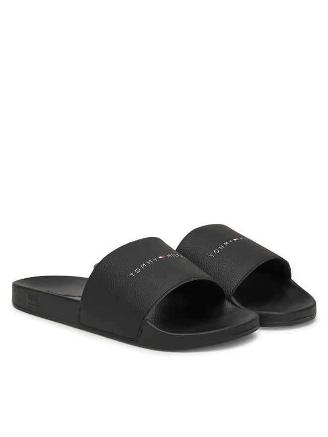 Tommy Hilfiger Nazouváky Tommy Hilfiger Hilifger Nyc Pool Slide FM0FM05432 Černá