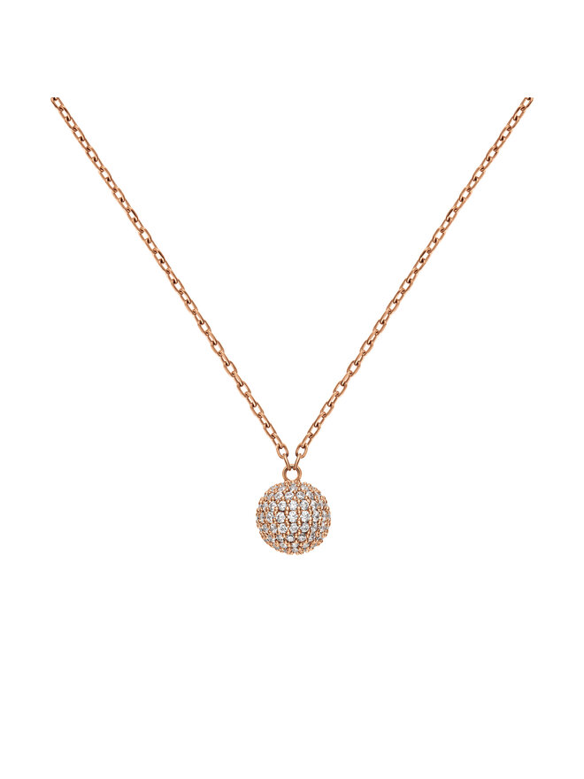 Daniel Wellington Collar Daniel Wellington Pavé DW00400625 Baño de oro rosa