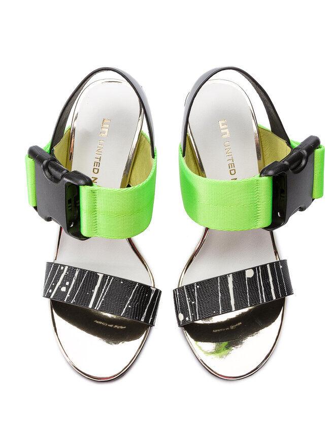 United Nude Босоніжки United Nude Molten Sandal Hi 1043859327144 Чорний