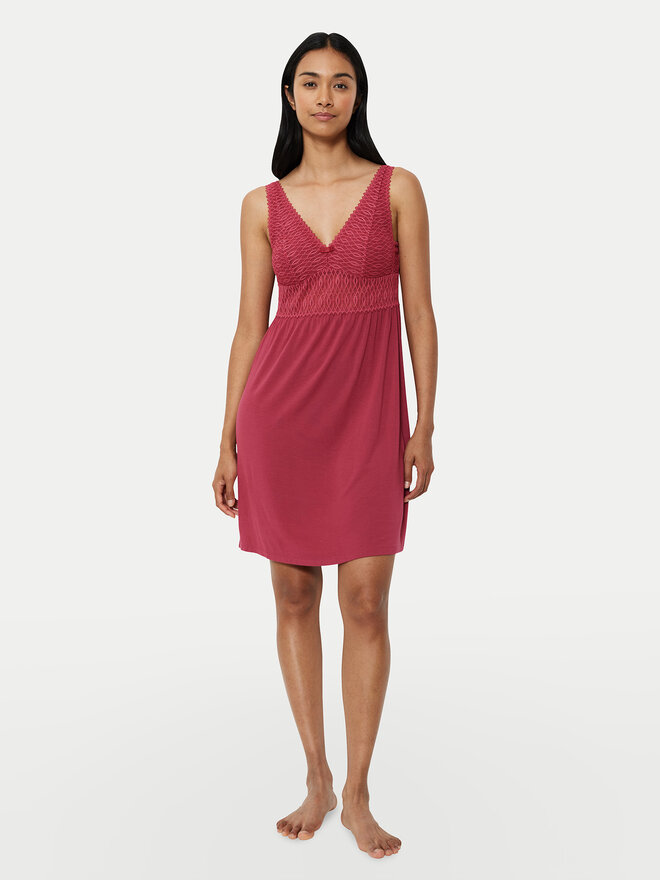 Triumph Triumph Nočna srajca Aura Spotlight 10218288 Rdeča Regular Fit