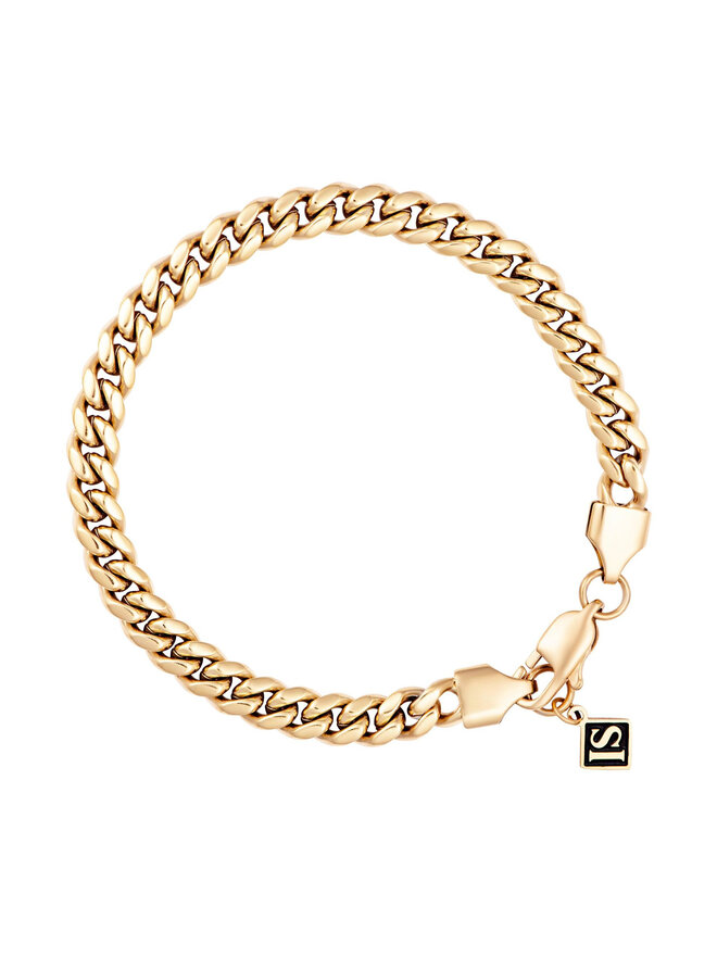 ICED STUFF Brățară ICED STUFF Miami Cuban Link Auriu