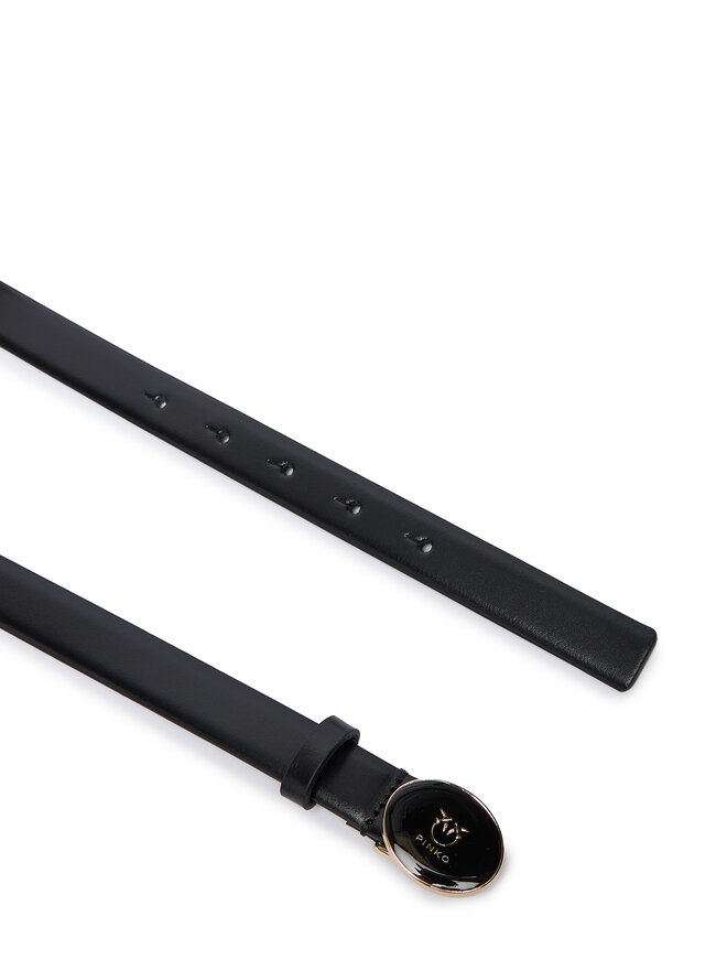 PINKO Gürtel PINKO Round Enamel H2 Belt 20252 PLT01 105466.A2QL Schwarz