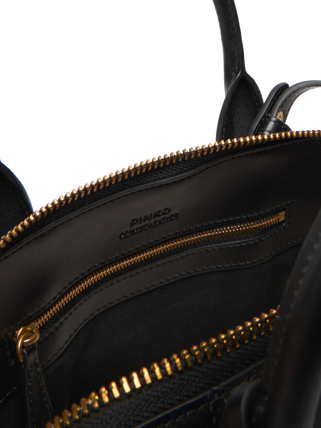 PINKO Táska PINKO Bowling Bag Medium AI 25-26 PLTT 105906 A0QO Fekete