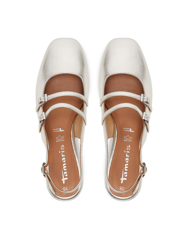 Tamaris Sandały Tamaris 1-29510-44 Srebrny