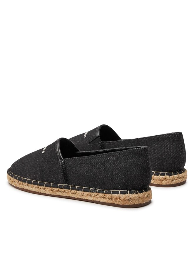 KARL LAGERFELD Espadryle KARL LAGERFELD KL70104 Czarny