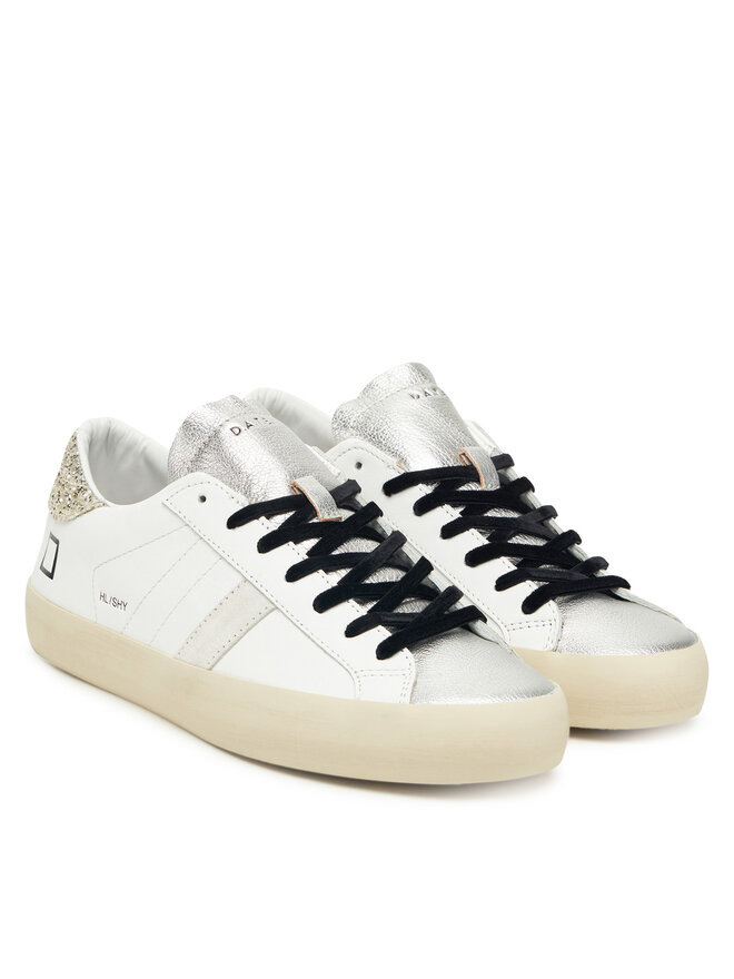 D.A.T.E. Sneakers D.A.T.E. Hill Low Shiny W431-HL-SH Weiß