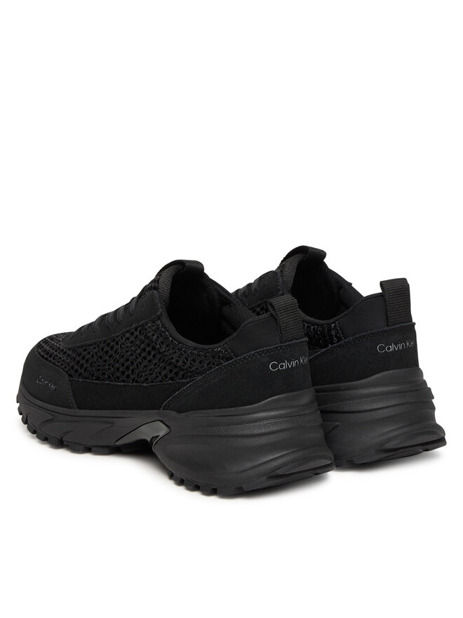 Calvin Klein Сникърси Calvin Klein Hike Runner Lace Up Techmix YW0YW02030 Черен
