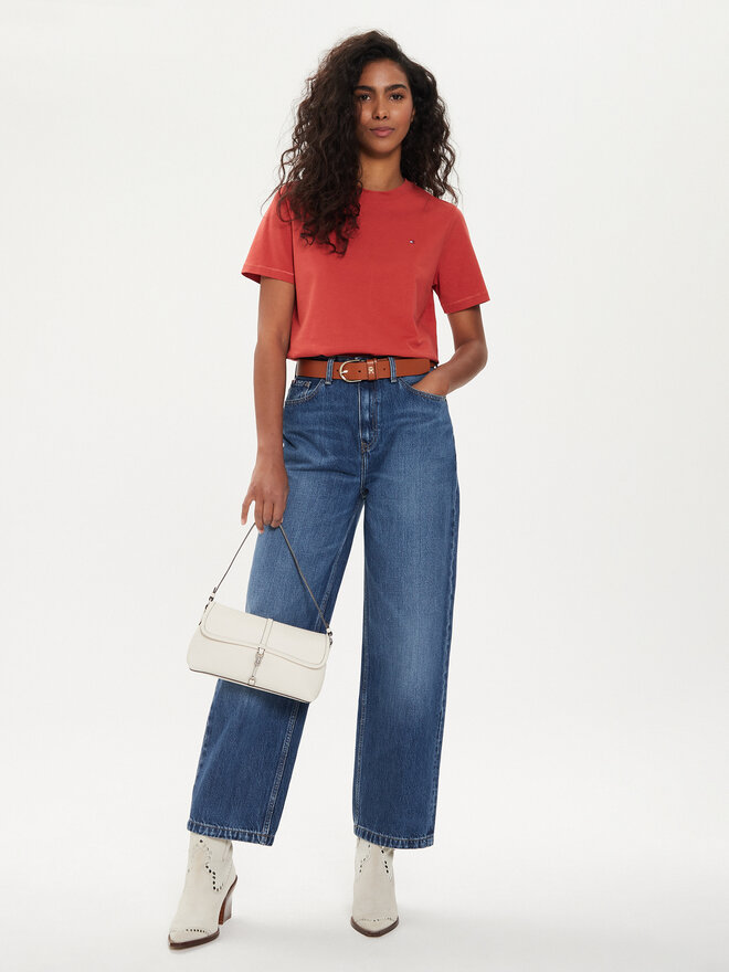 Tommy Hilfiger Tommy Hilfiger Póló Modern WW0WW39848 Piros Regular Fit