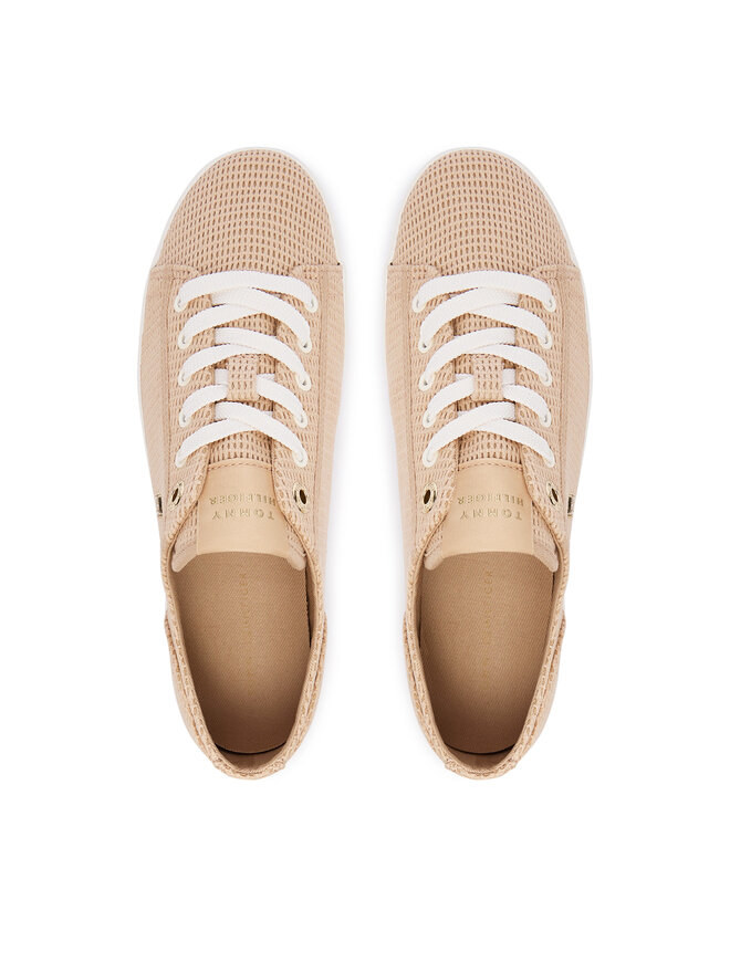 Tommy Hilfiger Sneakers aus Stoff Tommy Hilfiger FW0FW09171 Beige