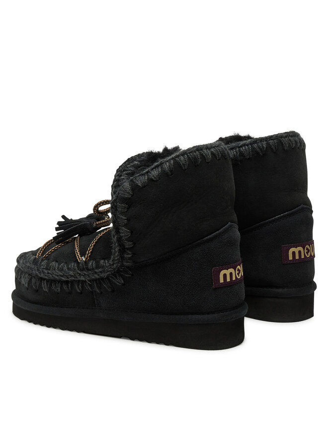 Mou Schneeschuhe Mou Eskimo Scoubidoo Lace FW101124A Schwarz