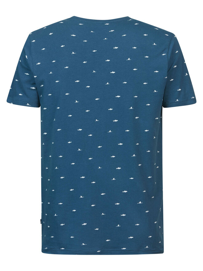Petrol Industries Petrol Industries T-Shirt M-1030-TSR657 Μπλε Regular Fit
