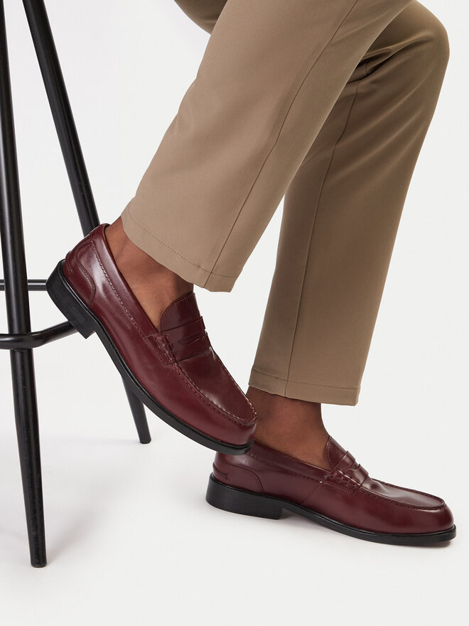 Clarks Mokassins Clarks CraftJames Lo 26183358 Dunkelrot
