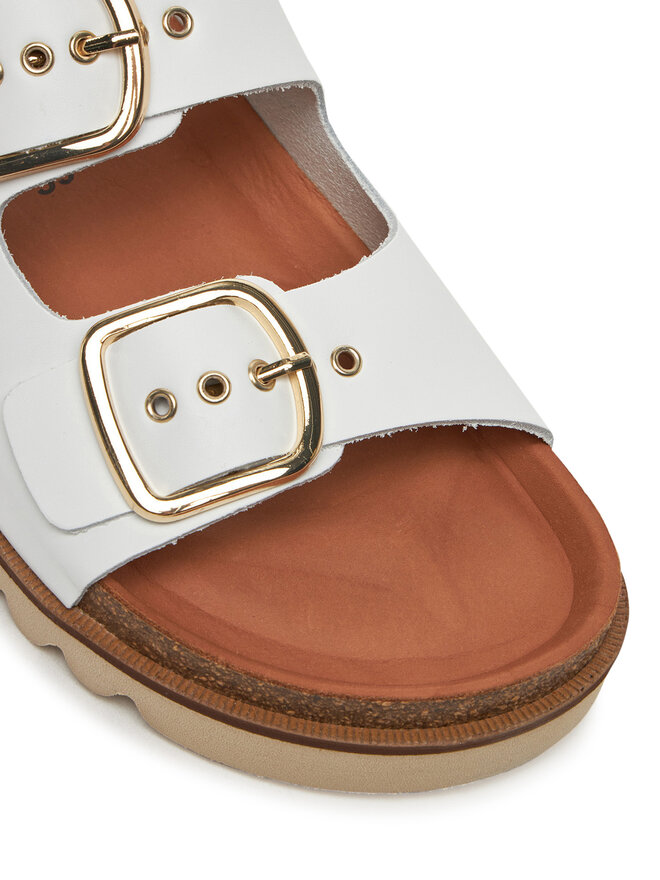 Dr. Brinkmann Pantoletten Dr. Brinkmann 700680-03 Weiß