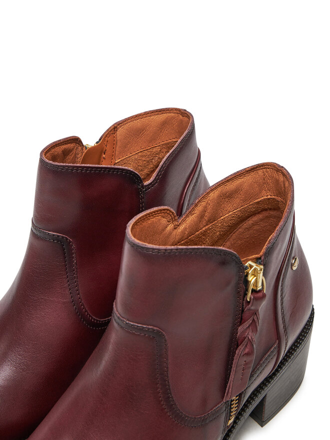 Pikolinos Īsie zābaki Pikolinos W2D-8674 Bordo