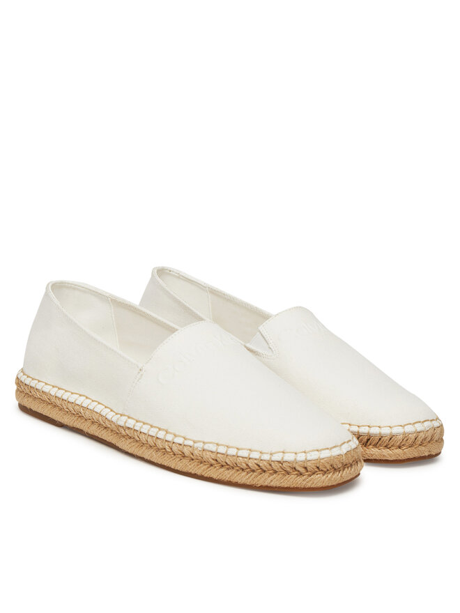 Calvin Klein Εσπαντρίγιες Calvin Klein Espadrille Cv Logo HM0HM01808 Λευκό