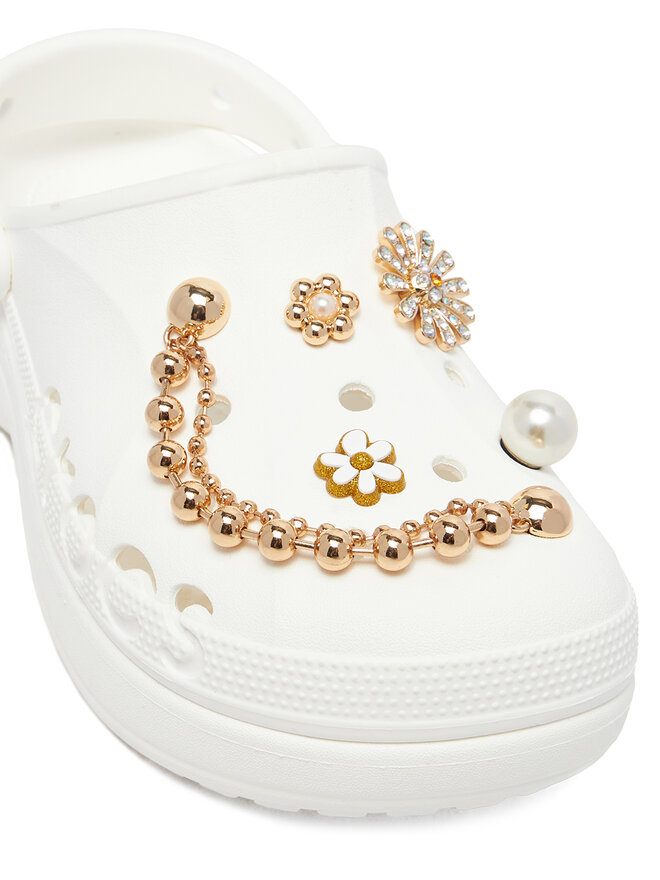 Crocs Adorno para zapatos Crocs PRETTY IN GOLD 5 PACK 10014866 Oro