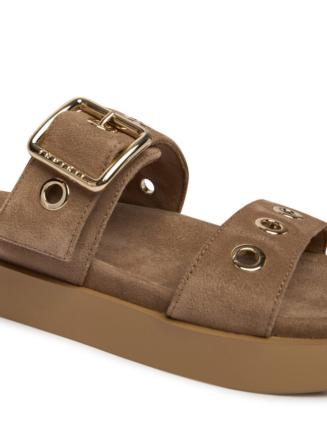 Inuikii Pantoletten Inuikii Tilda Buckle 1004.003.0631 Beige