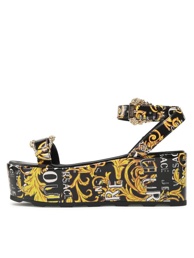 Versace Jeans Couture Szandál Versace Jeans Couture 74VA3S06 Fekete