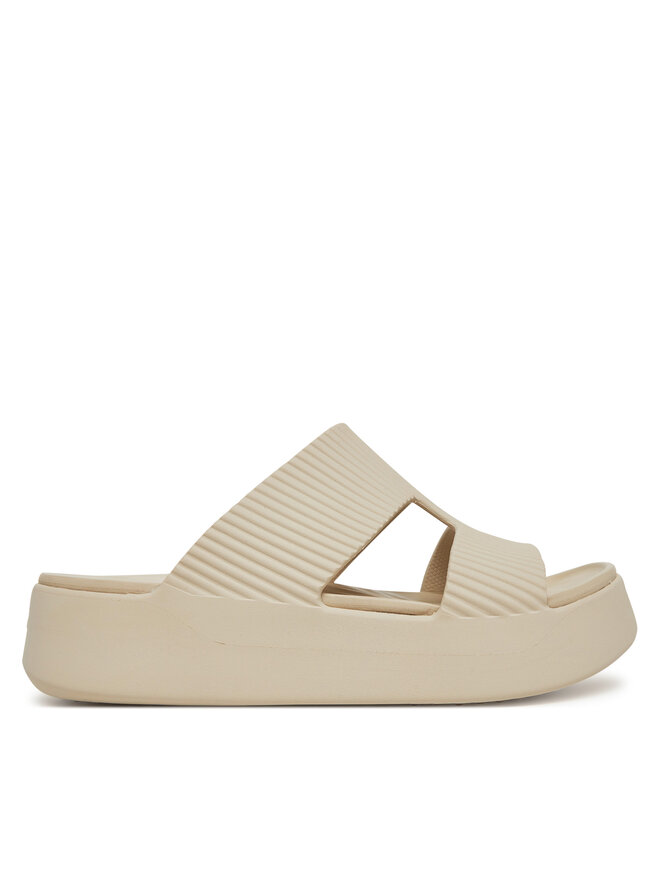 Crocs Şlapi Crocs Getaway Groove Platform HStrap 210701 Bej
