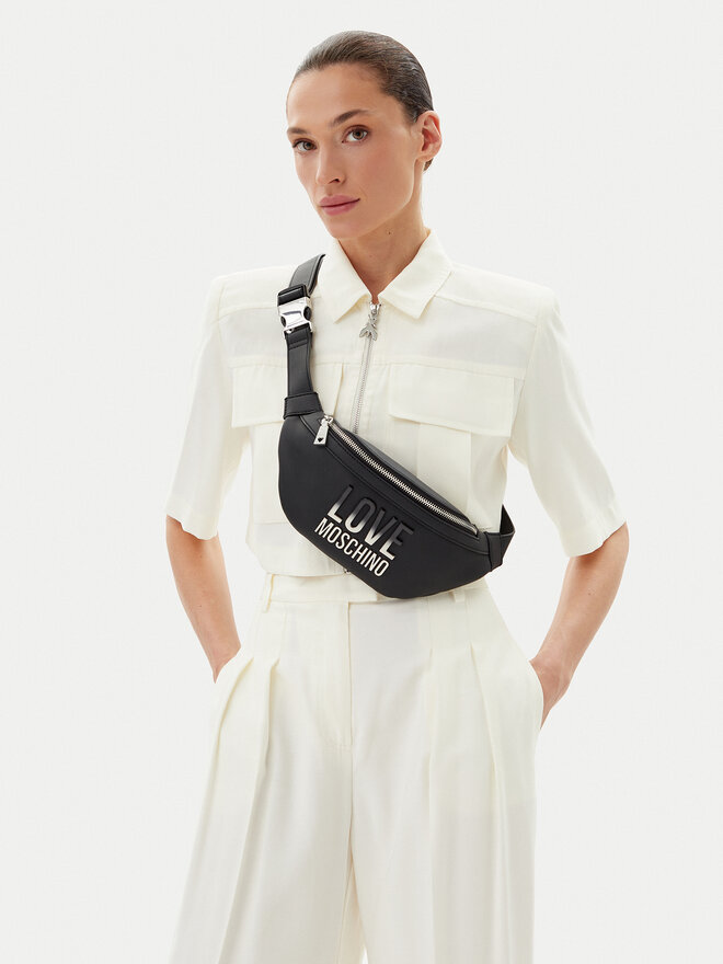 LOVE MOSCHINO Τσαντάκι μέσης LOVE MOSCHINO JC4259PP0MKD000B Μαύρο