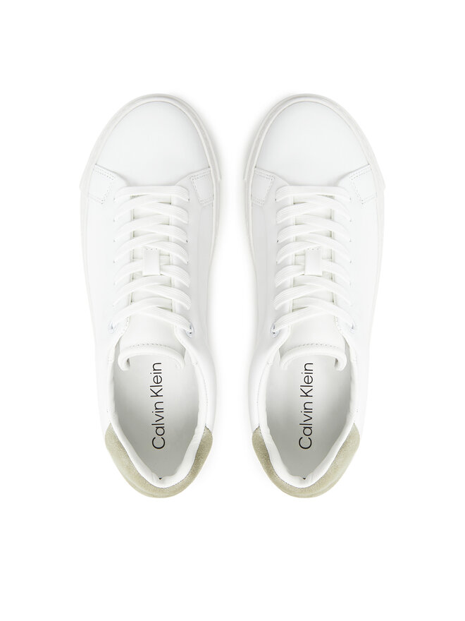Calvin Klein Αθλητικά Calvin Klein Ff Cupsole Lace Up Lth HW0HW02570 Λευκό