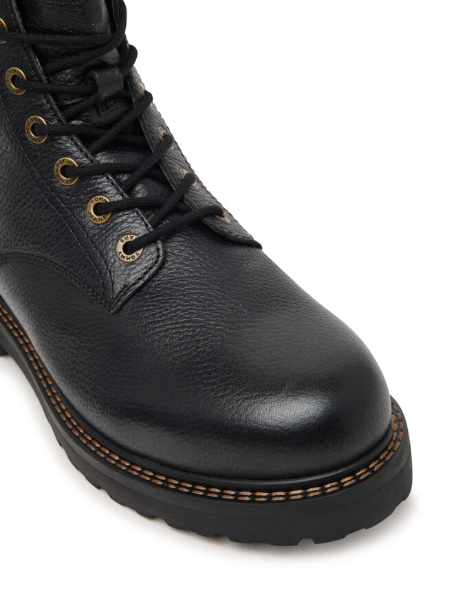 Tommy Jeans Schnürschuhe Tommy Jeans Archive '01 Tumble Lace Up Warm EM0EM01780 Schwarz