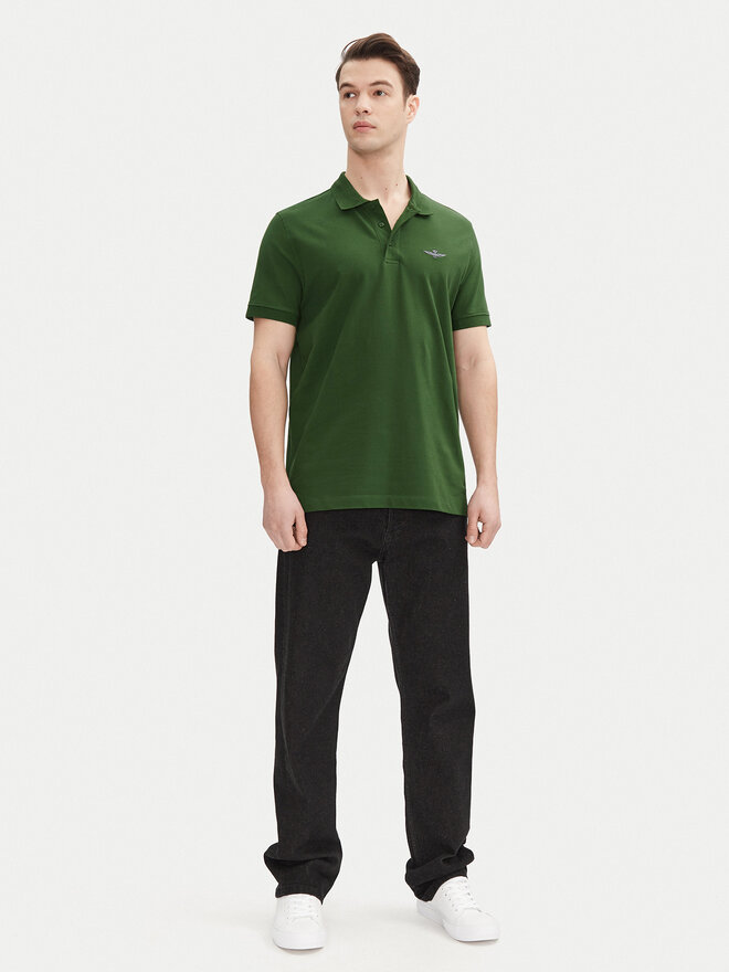 Aeronautica Militare Aeronautica Militare Polo 251PO1843P191 Verde Regular Fit