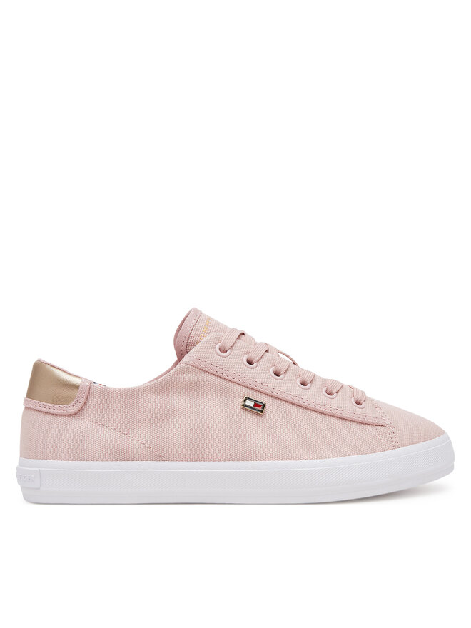 Tommy Hilfiger Αθλητικά Tommy Hilfiger Vulc Canvas Lace Up Sneaker FW0FW08647 Ροζ