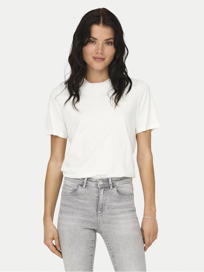 JDY JDY Футболка Molly 15311675 Білий Regular Fit