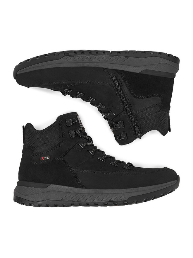Rieker Schnürschuhe Rieker CEO-U0174-00 Schwarz