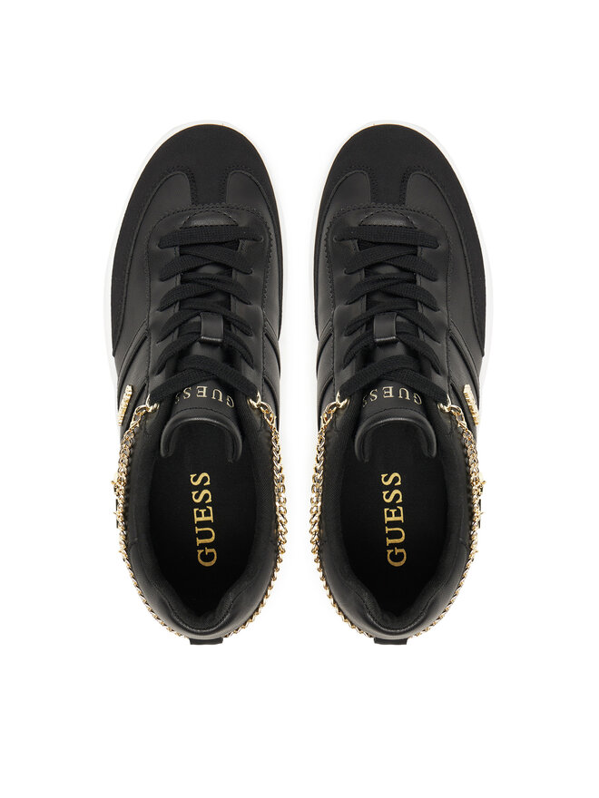 Guess Sneakers Guess FLTNAO LEA12 Negru