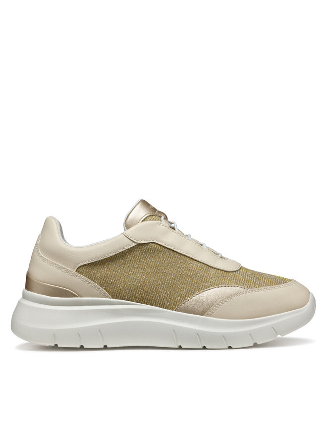 Geox Sneakersy Geox D Plummery D55YNA 0LYBC C2L1S Złoty