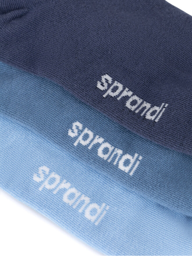 Sprandi Sada 3 párů nízkých ponožek unisex Sprandi 0UB-005-AW24 (3-PACK) Modrá