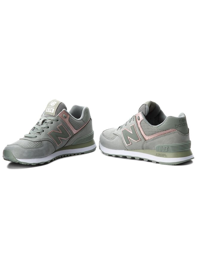 Sneakers New Balance WL574NBL Grun eschuhe