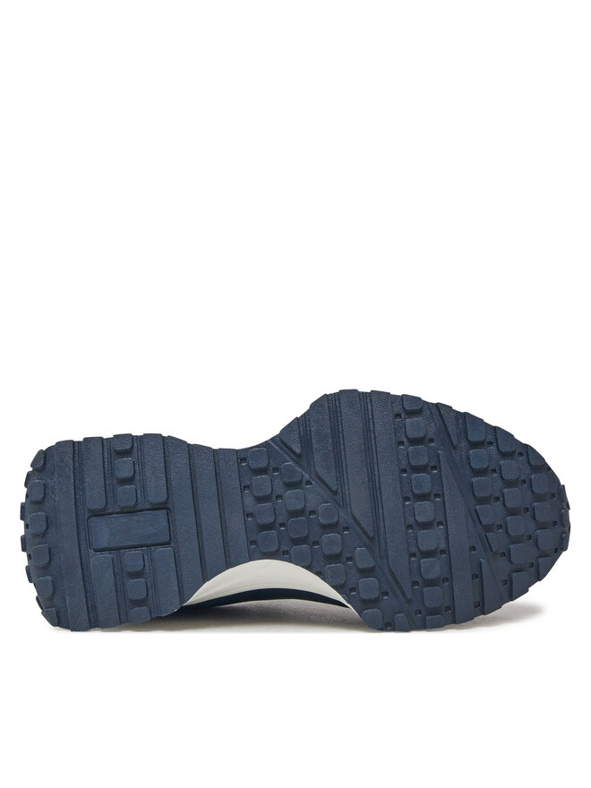 Tommy Hilfiger Laisvalaikio batai Tommy Hilfiger Flag Low Cut Lace-Up Sneaker T3X9-33877-1695 M Tamsiai mėlyna