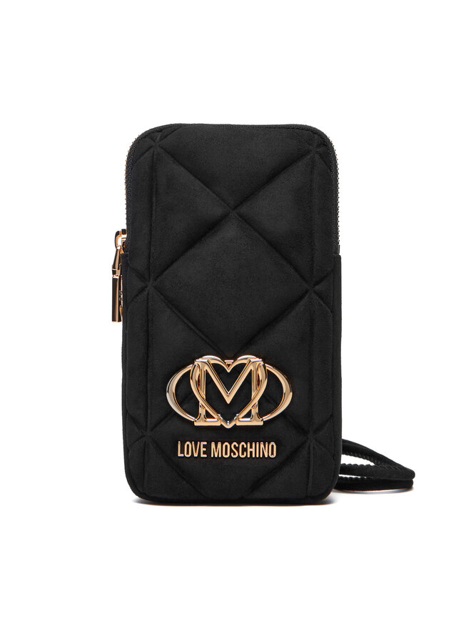 LOVE MOSCHINO Geantă pentru telefon LOVE MOSCHINO JC5645PP0NKE0000 Negru
