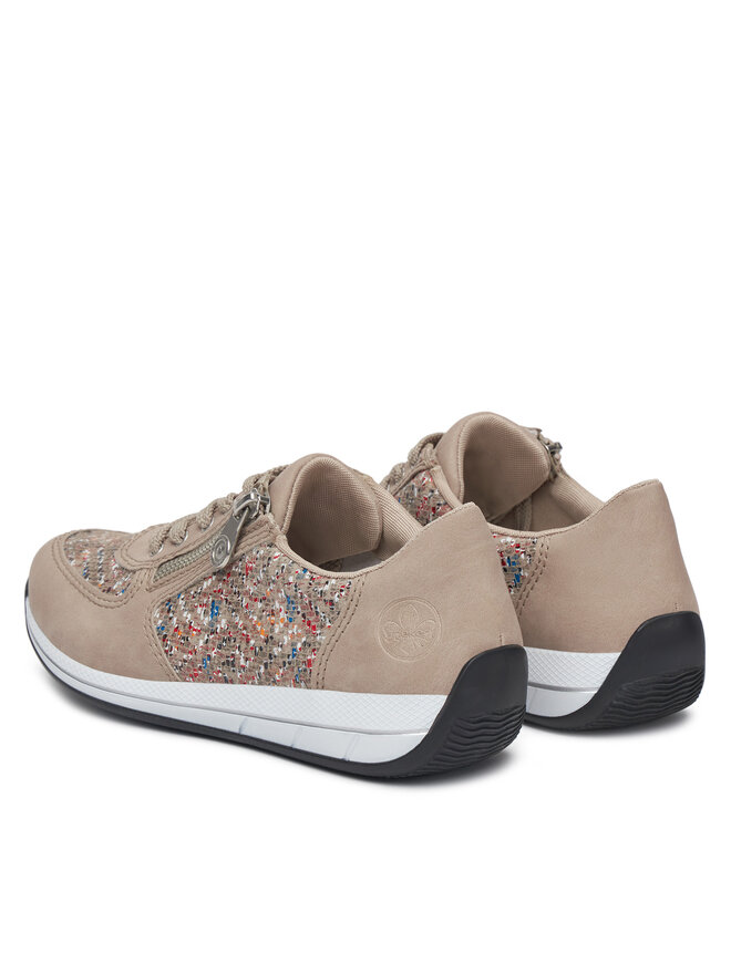 Rieker Sneakersy Rieker N1112-62 Beżowy