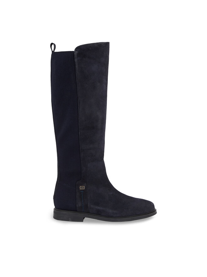 Tommy Hilfiger Stivali al ginocchio Tommy Hilfiger Tommy Essentials Longboot FW0FW07476 Blu