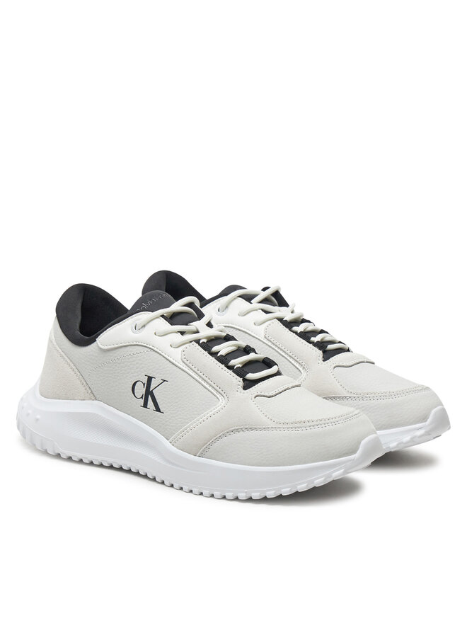 Calvin Klein Jeans Αθλητικά Calvin Klein Jeans Eva Runner Low Mg Wmm YM0YM01145 Λευκό