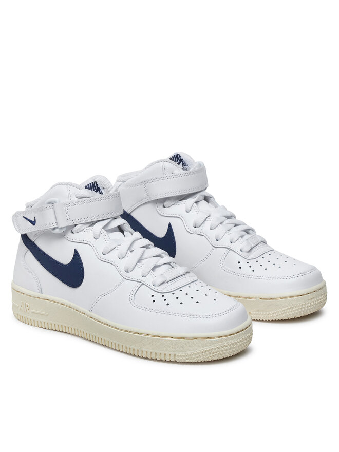 Nike air force 1 mid navy blue store