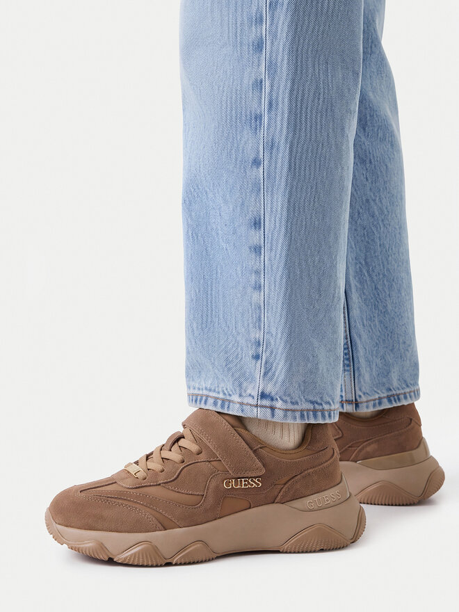 Guess Sneakers Guess EO-CP40GG24W2026 Dunkelbeige