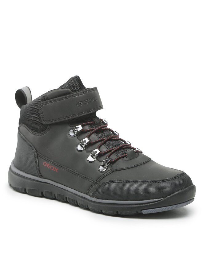 Geox Trzewiki Geox J Xunday B. A J263NA 0MEFU C9999 D Czarny