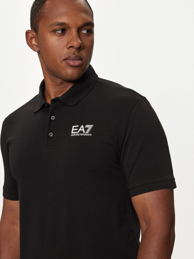 EA7 Emporio Armani EA7 Emporio Armani Polo marškinėliai 6DPF16 PJVQZ 1200 Juoda Regular Fit