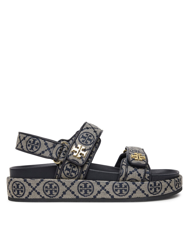 Tory Burch Sandały Tory Burch T Monogram Kira Sport 155154 Szary