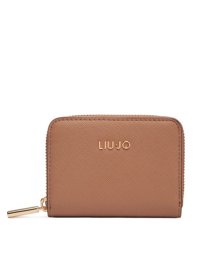 Liu Jo Mały Portfel Damski Liu Jo S Zip Around AA5169 E0087 Brązowy
