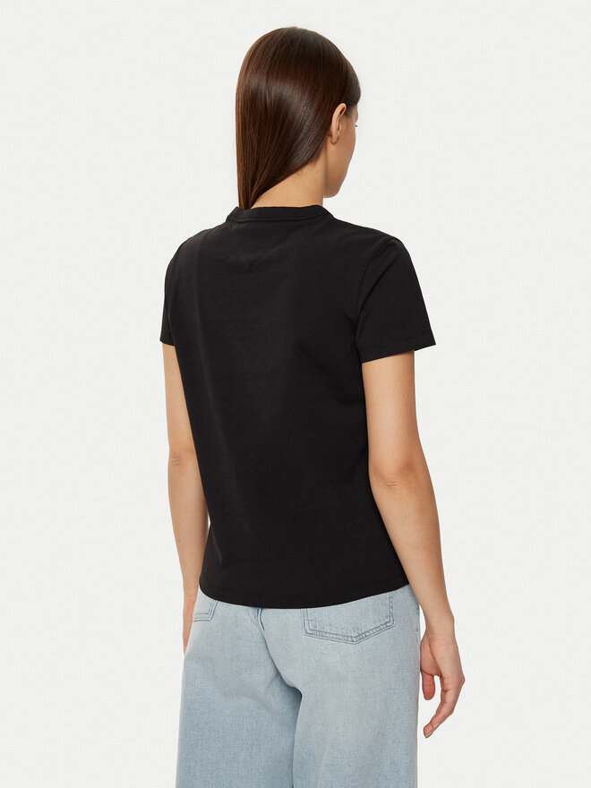Tommy Jeans Tommy Jeans Marškinėliai DW0DW20153 Juoda Regular Fit