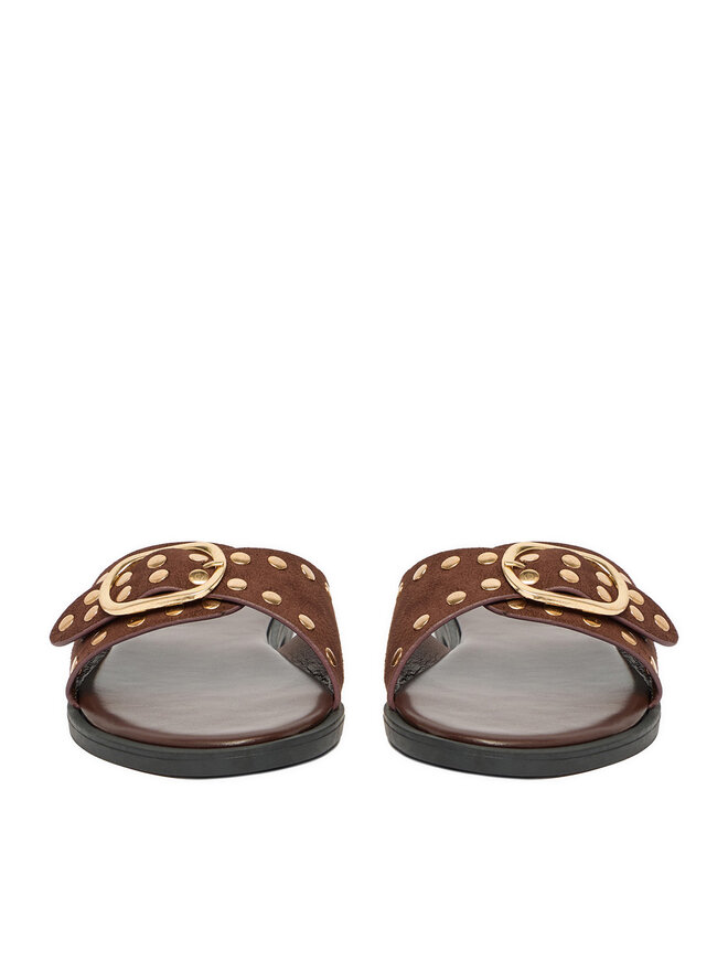 DeeZee Pantoletten DeeZee CEO-LB-F9963-YLD Braun