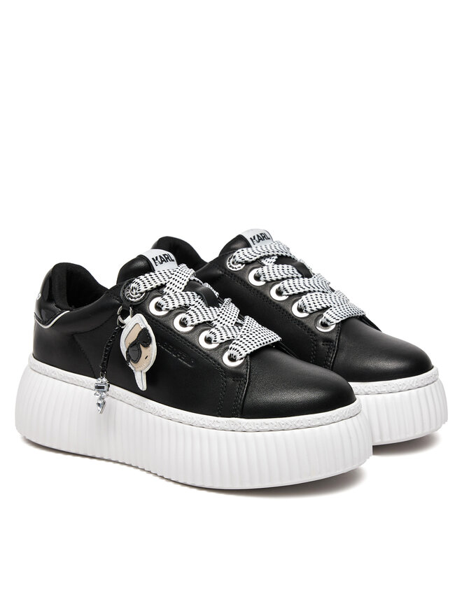 KARL LAGERFELD Superge KARL LAGERFELD Krepper Lo KL42376T Črna