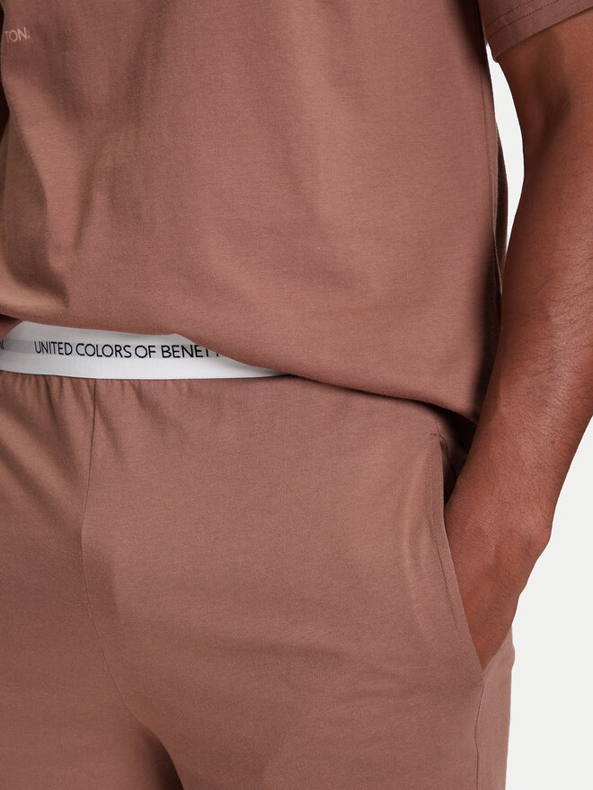 United Colors Of Benetton United Colors Of Benetton Pyjamashorts 30964900D Beige Regular Fit