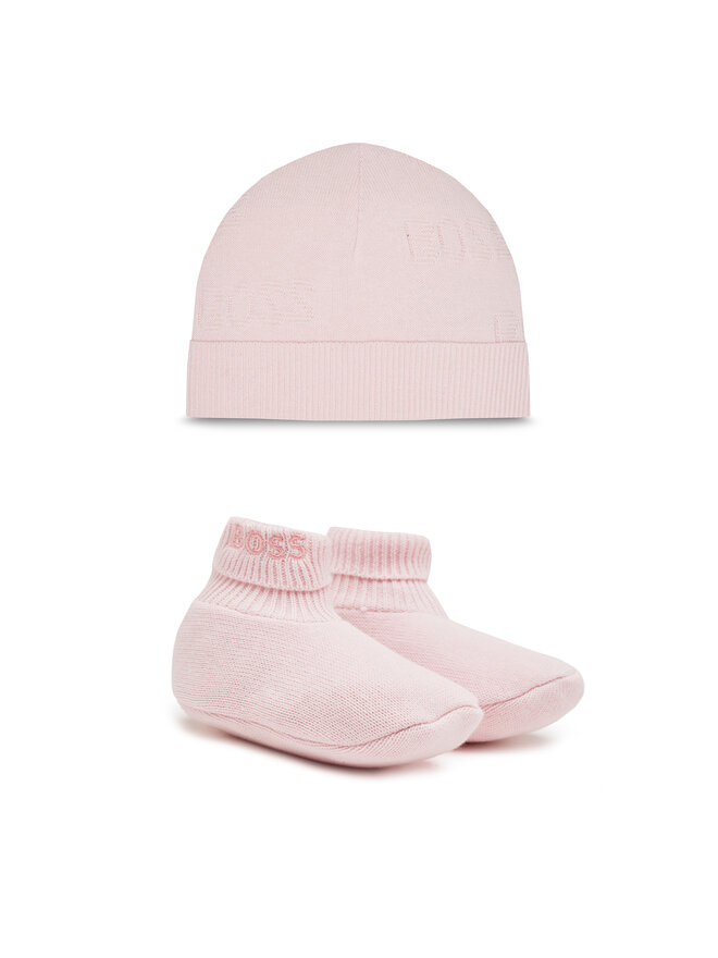 BOSS Set Mütze und Socken Boss J98421 Rosa